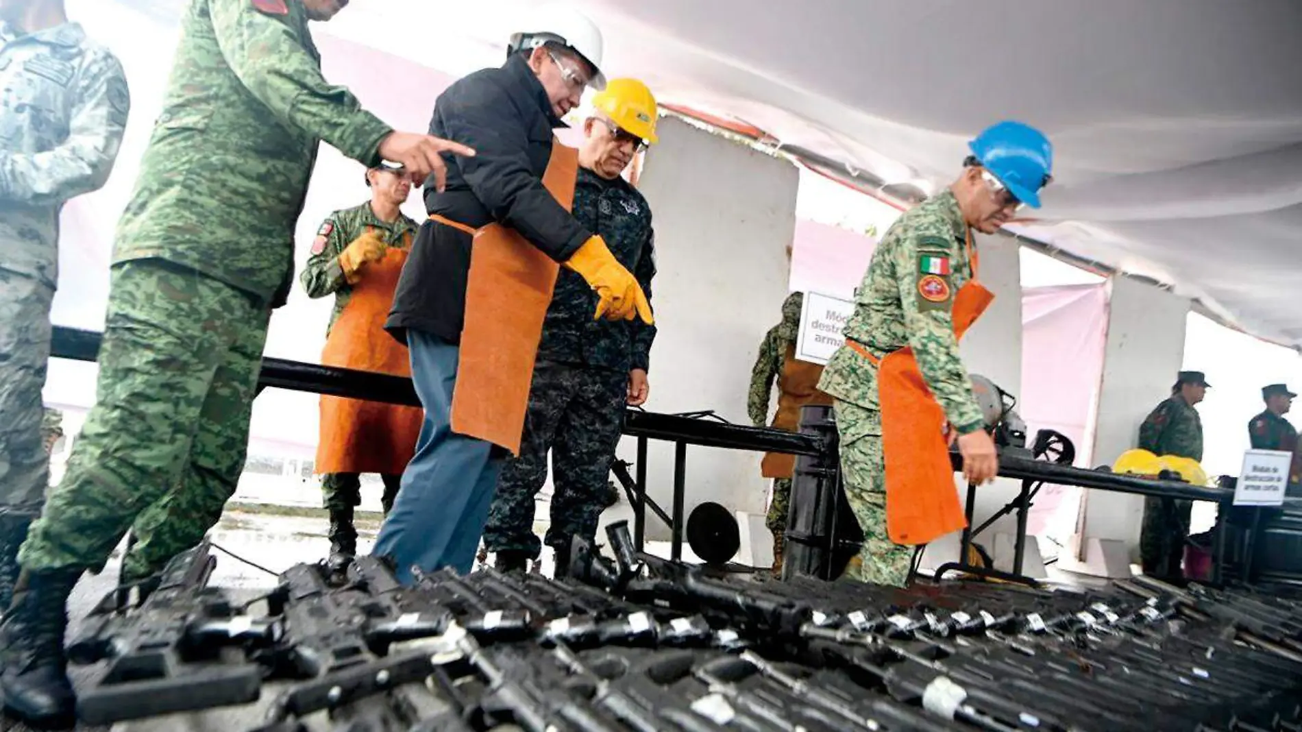 armas aseguradas